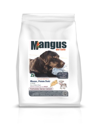 Crocchette cane manzo angus e patata dolce 2kg grain free