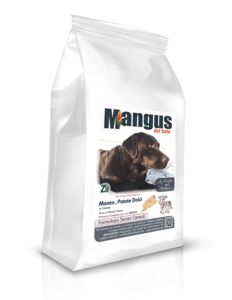 Crocchette cane manzo angus e patata dolce 6kg grain free