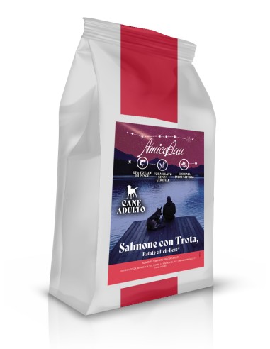 Crocchette cane salmone trota 12kg con Itch-Eeze®, superpremium grain free