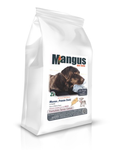 Crocchette cane manzo angus e patata dolce 12kg grain free