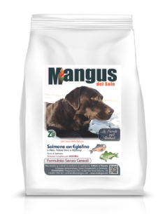 Crocchette cane cucciolo salmone eglefino e patata dolce 2kg grain free