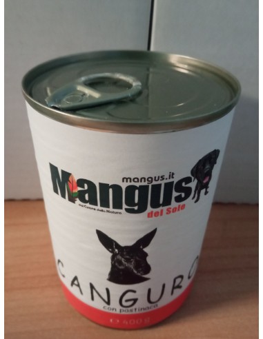 Ragù di Canguro senza cereali umido per cani 400gr