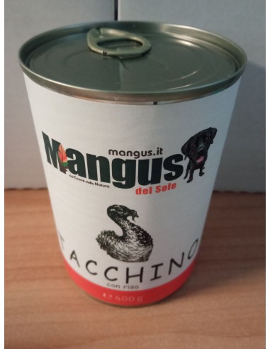 Ragù di Tacchino senza cereali umido per cani 400gr