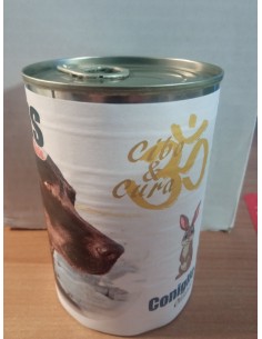 Ragù di Coniglio senza cereali umido per cani 400gr