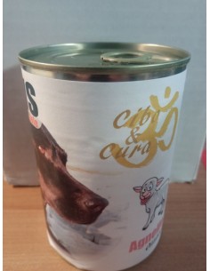 Ragù di Agnello senza cereali umido per cani 400gr