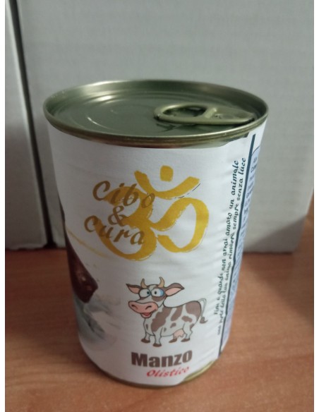 Ragù di Manzo senza cereali umido per cani 400gr Ragù di Manzo senza cereali umido per cani 400gr