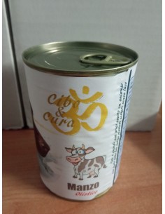 Ragù di Manzo senza cereali umido per cani 800gr