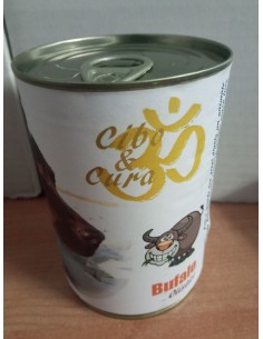 Ragù di Bufalo senza cereali umido per cani 400gr
