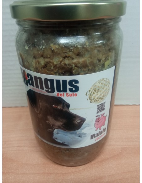 Ragù di Maiale in vasetto umido per cani 600gr Ragù di Maiale in vasetto umido per cani 600gr