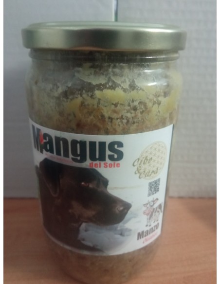 Ragù di Manzo in vasetto umido per cani 600gr Ragù di Manzo in vasetto umido per cani 600gr